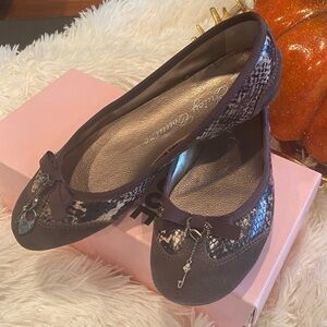 Juicy Couture Mindy Snake Print Flats